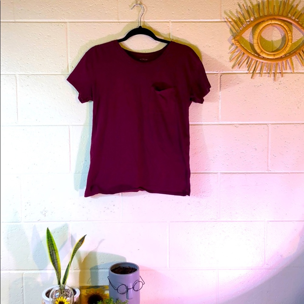 tee with pocket